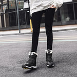 Load image into Gallery viewer, Plush Lined Ankle Snow Boots – Warm Grip Winter Style
