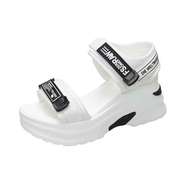 Women's Platform Sandals (White) – Shop at OWNLUXE