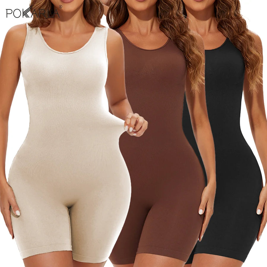Firm Control Shaping Bodysuit – Wire‑Free, Cupless Shapewear