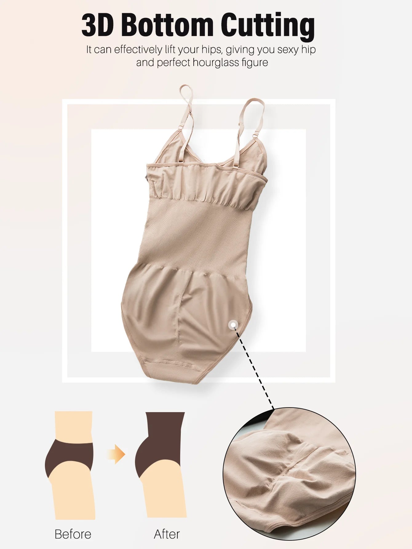 Medium Control Shaping Bodysuit (S–4XL)