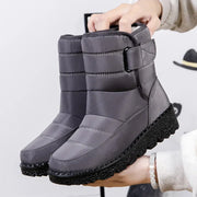 Women's Waterproof Mid-Calf Winter Boots with Plush Lining