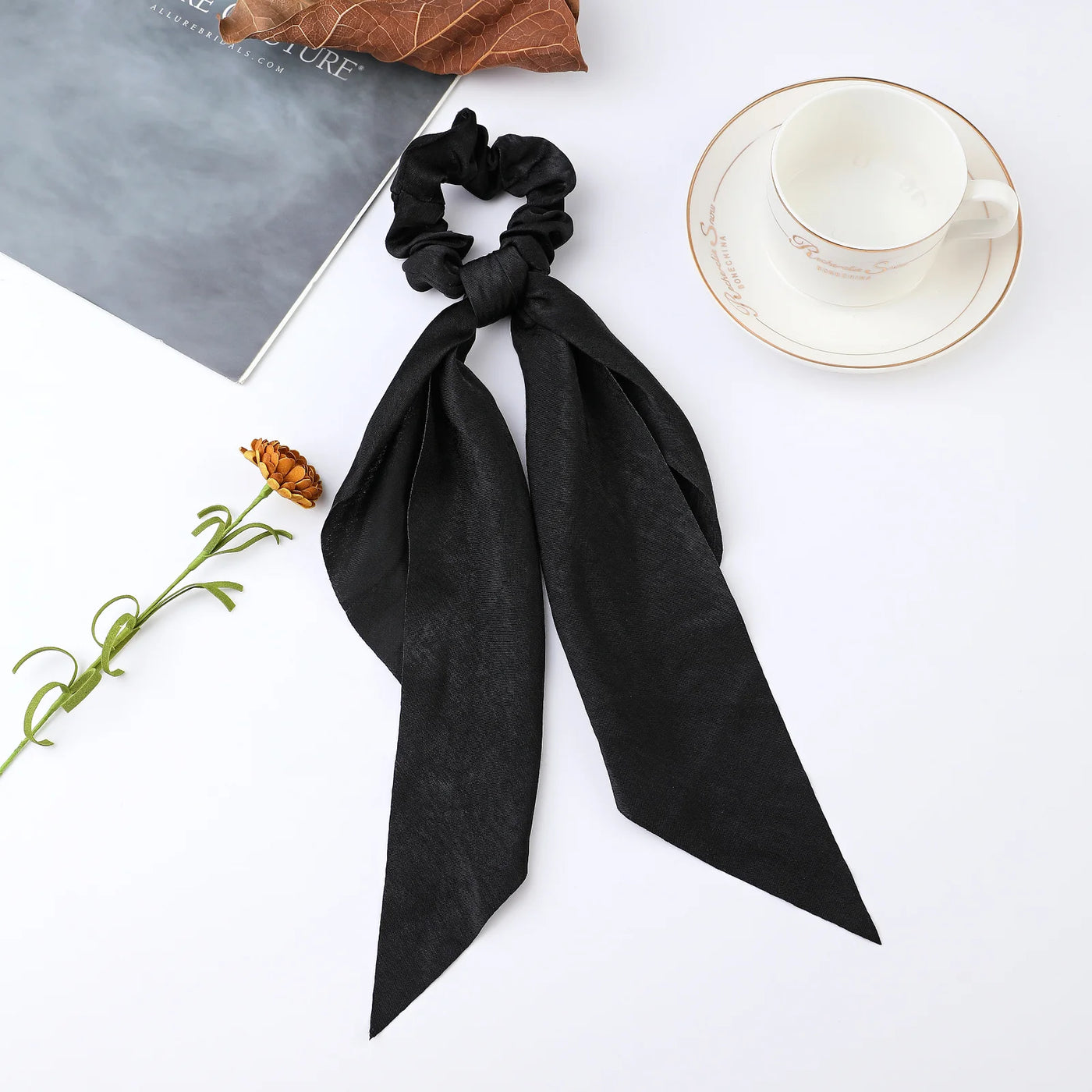 Satin Hair Scarf Scrunchie | OWNLUXE