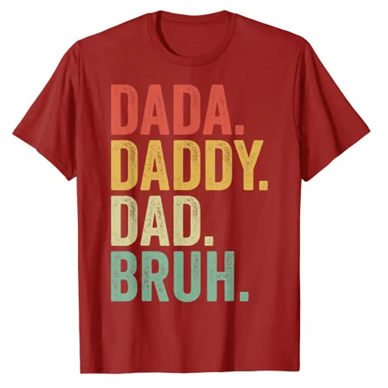 Dad Bruh Vintage Tee – Funny Father’s Day Shirt | T-shirt humoristique pour papa – Fête des Pères