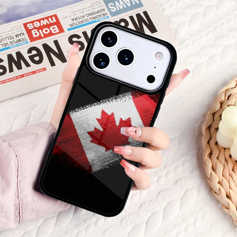Canada Canadian Flag Phone Case For IPhone 17 16e 15 14 13 12 11 Pro Max Air Mini Soft Protective Cover