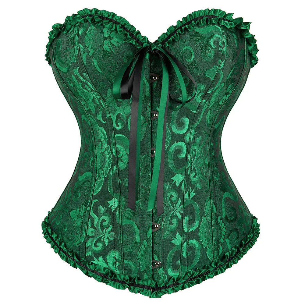 Victorian Lace-Up Corset Bustier | OWNLUXE