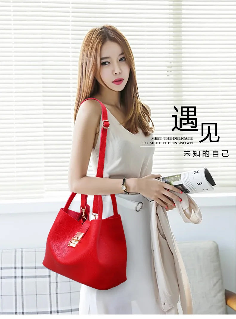 Women's Leather Crossbody Handbag – Luxury Designer Shoulder Bag