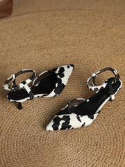 Cross-Tied Ankle-Strap Heeled Sandals – 5cm Slim Heel Summer Shoes