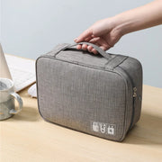 Travel Cosmetic Makeup Bag – Compact Polyester Toiletry Case