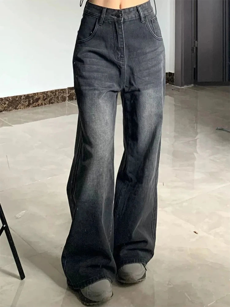Vintage High-Waist Denim Pants | OWNLUXE