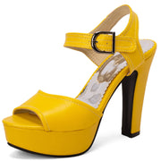 Women's Platform High-Heel Ankle-Strap High Heels | OWNLUXE