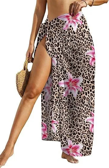 Printed Maxi Floral Wrap Dress | OWNLUXE