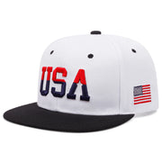 Fastball Cap Flag (Black Snapback) | OWNLUXE