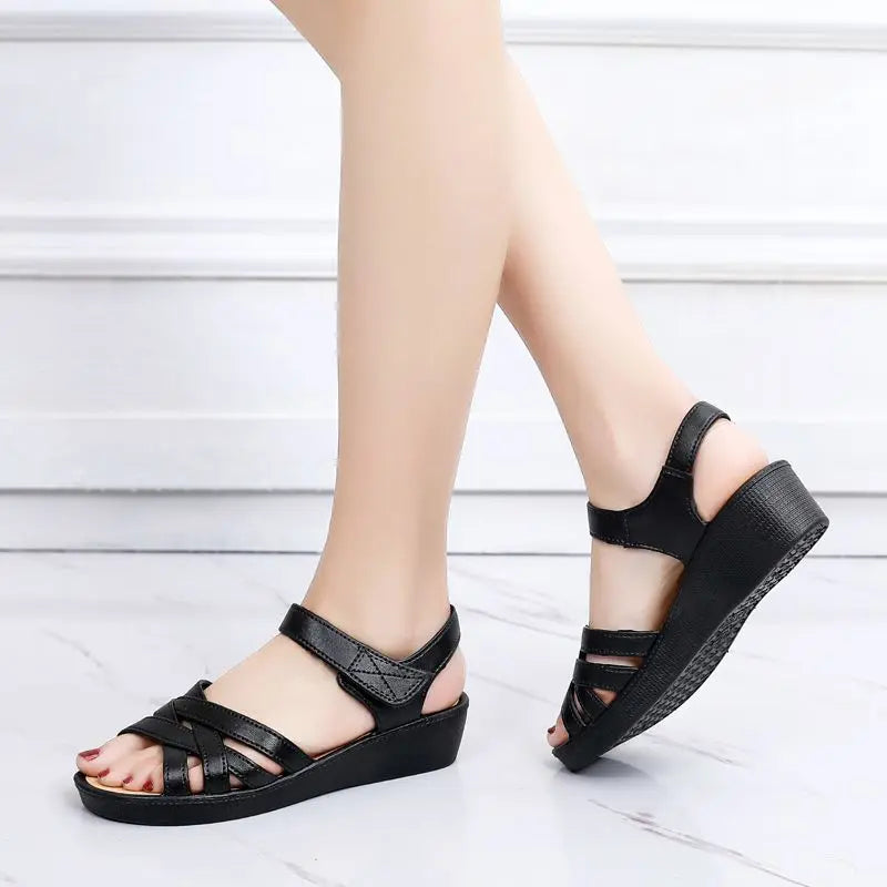 Non-Slip Soft-Sole Wedge Flats | OWNLUXE
