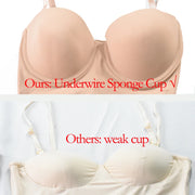Shapewear Slip Dress with Bra – Tummy Control Body Shaper