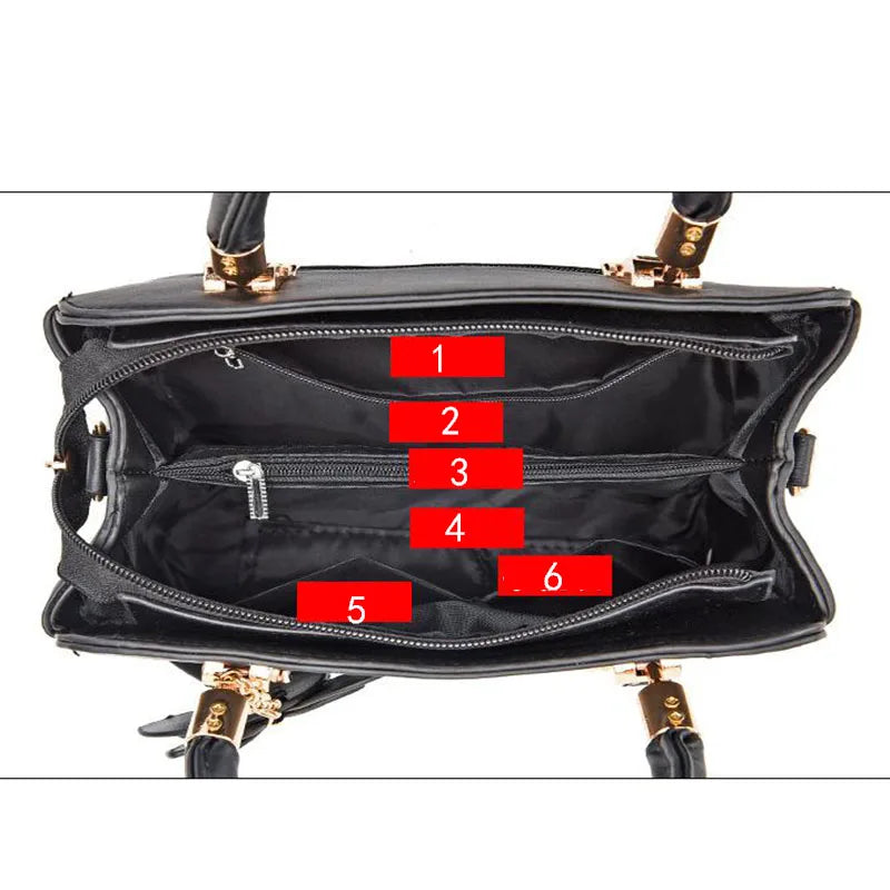 Large Capacity PU Leather Bucket Bag – Structured Shoulder Handbag with Hasp Closure