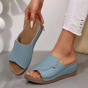 Women’s Wedge Slippers – Open-Toe Summer Sandals