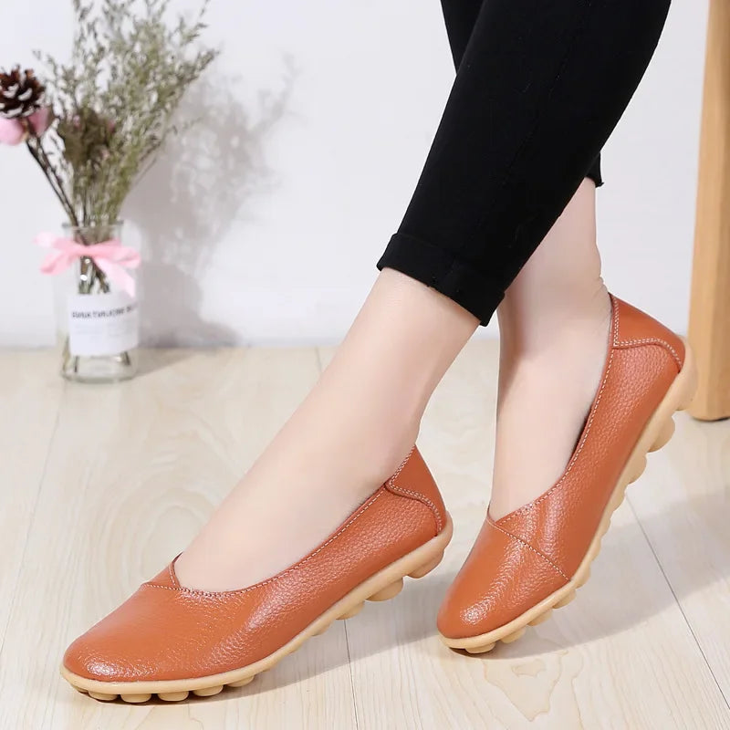 Women's Genuine Leather Loafers | OWNLUXE