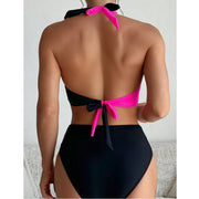 Brazilian Bikini Set – Leopard & Color Block Two-Piece