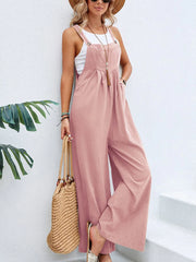Women's Wide Leg Sleeveless Jumpsuit | OWNLUXE