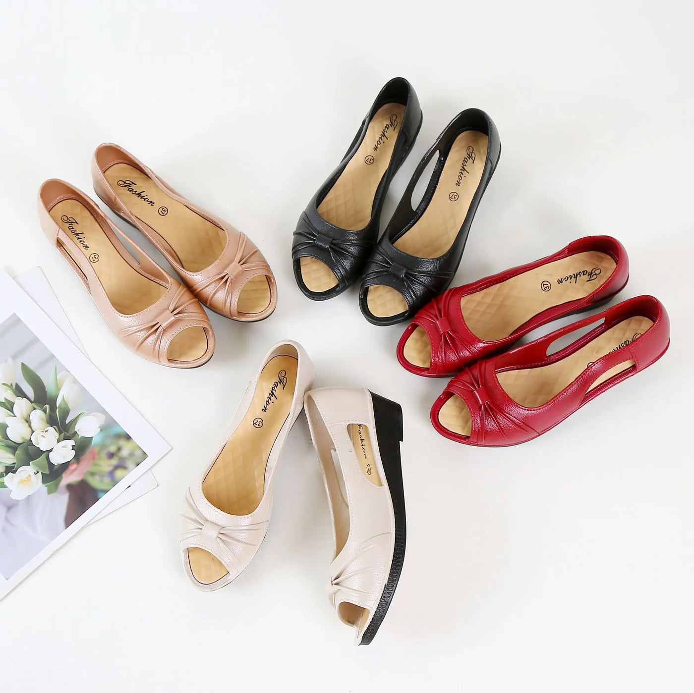 Women's Soft-Sole Mid-Heel Heels | OWNLUXE