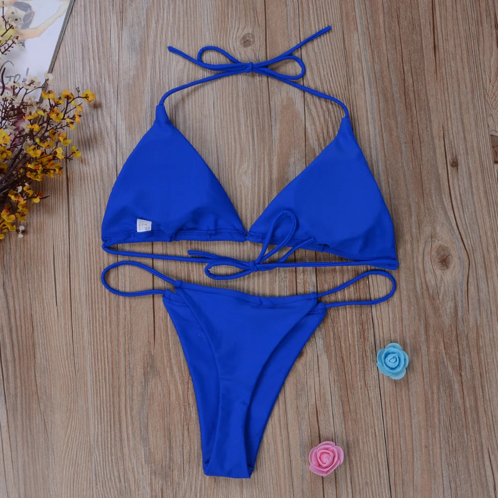 Thong Adjustable Bikini Set | OWNLUXE