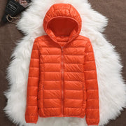 Women's Hooded Packable Ultralight Puffer Jacket | OWNLUXE