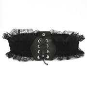 Faux Leather Wide Waist Belt | OWNLUXE