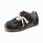 Load image into Gallery viewer, Women’s Casual Leather Sneakers with EVA Comfort Insole
