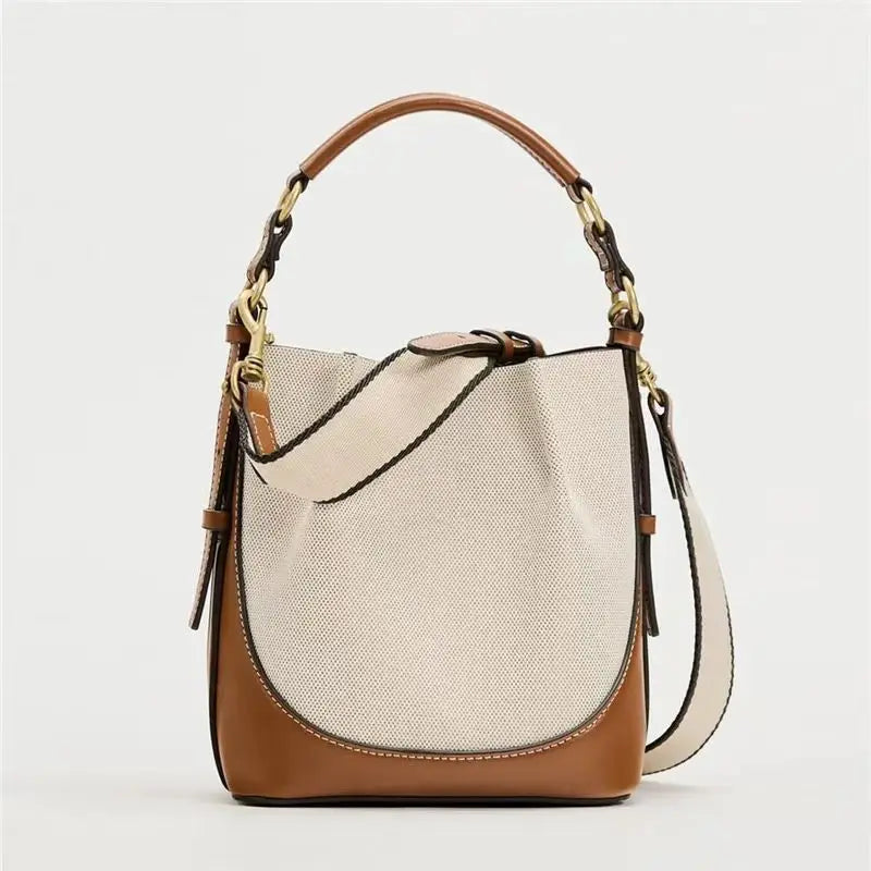 PU Leather Drawstring Bucket Bag | OWNLUXE