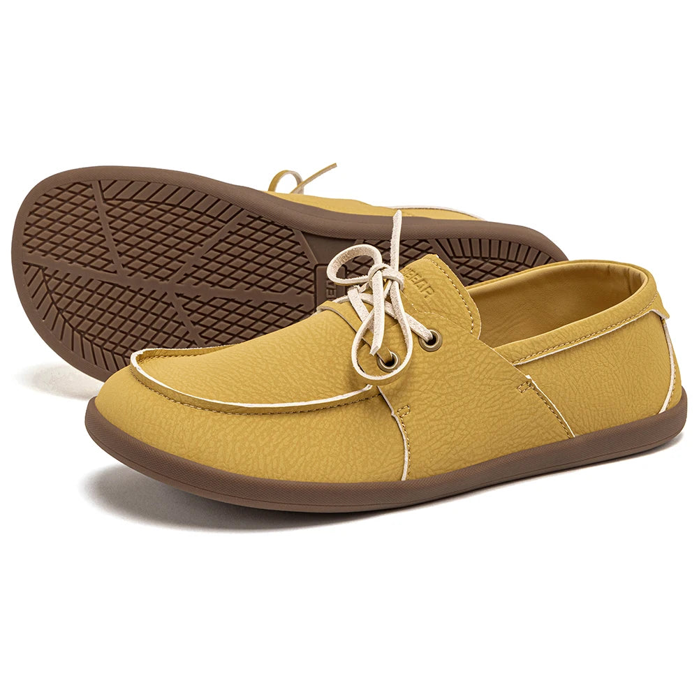 Women's Lightweight Leather Loafers (Light Brown) – Shop at OWNLUXE
