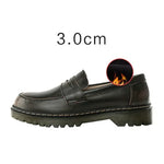 Load image into Gallery viewer, Classic Mary Jane Flats – Split Leather Slip-On Shoes for Casual Comfort
