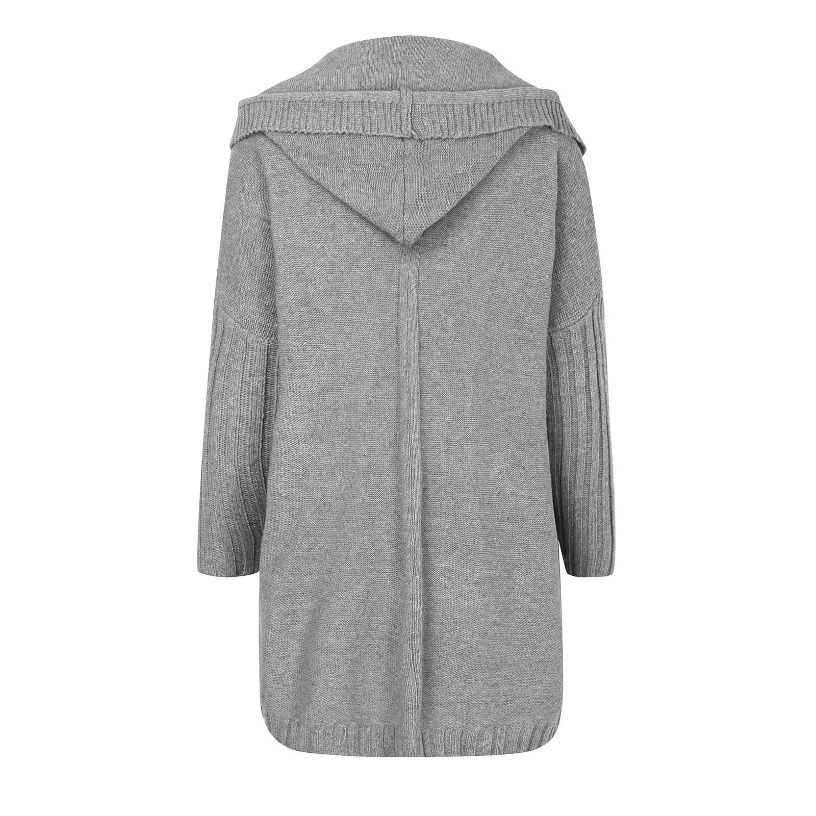 🧥 Women's Color Block Knit Cardigan – Cozy Stylish!