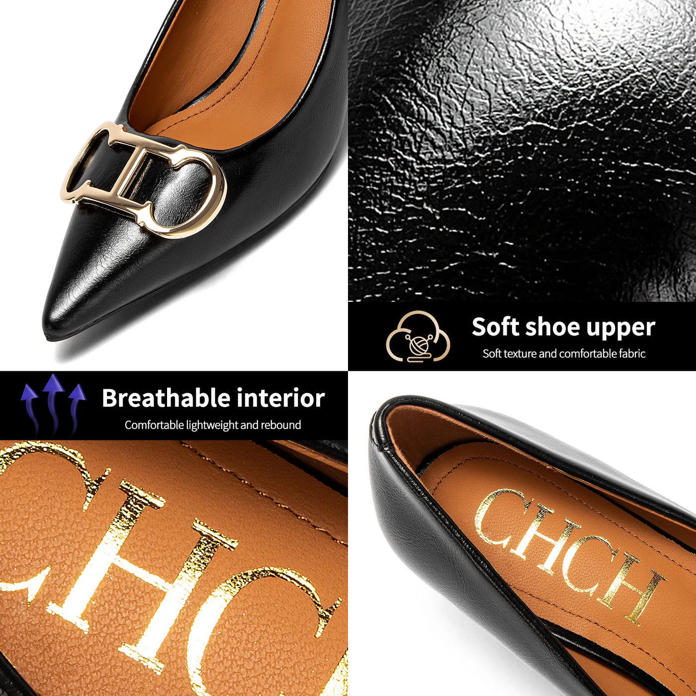 Pointed Toe Slingback Pumps with Mid Heel Platform