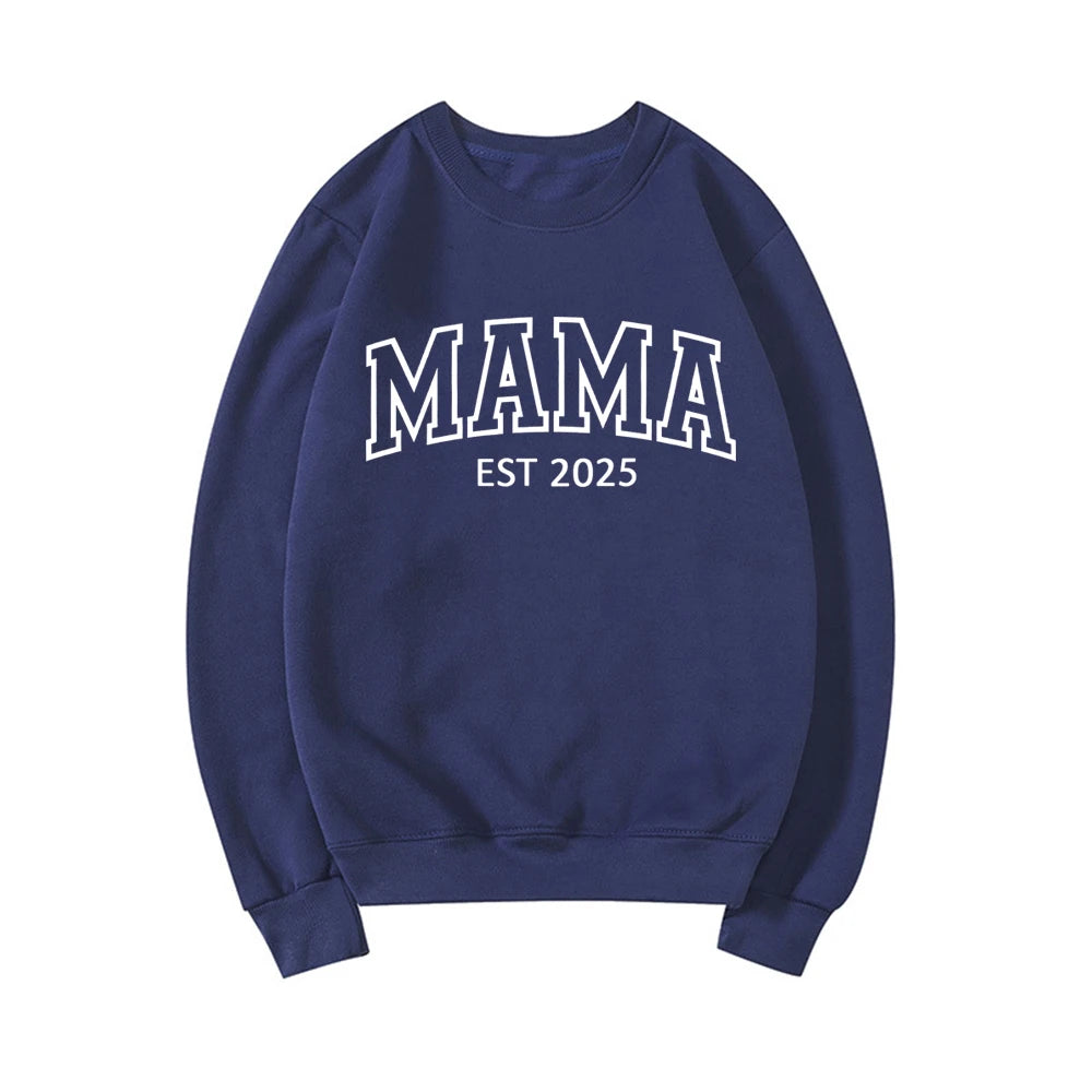 ☁️ Cozy Printed Pullover Sweatshirt – Casual Autumn/Winter Wear | Sweat à Imprimé Confortable – Style Décontracté Automne/Hiver