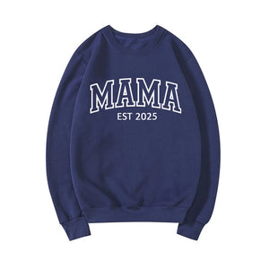 ☁️ Cozy Printed Pullover Sweatshirt – Casual Autumn/Winter Wear | Sweat à Imprimé Confortable – Style Décontracté Automne/Hiver
