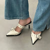 Women's Pointed Belt Heels | OWNLUXE