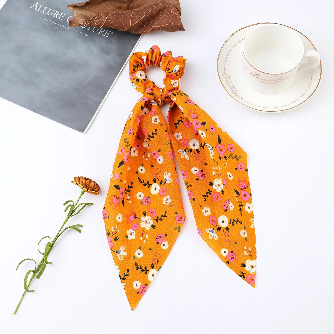 Satin Hair Scarf Scrunchie | OWNLUXE