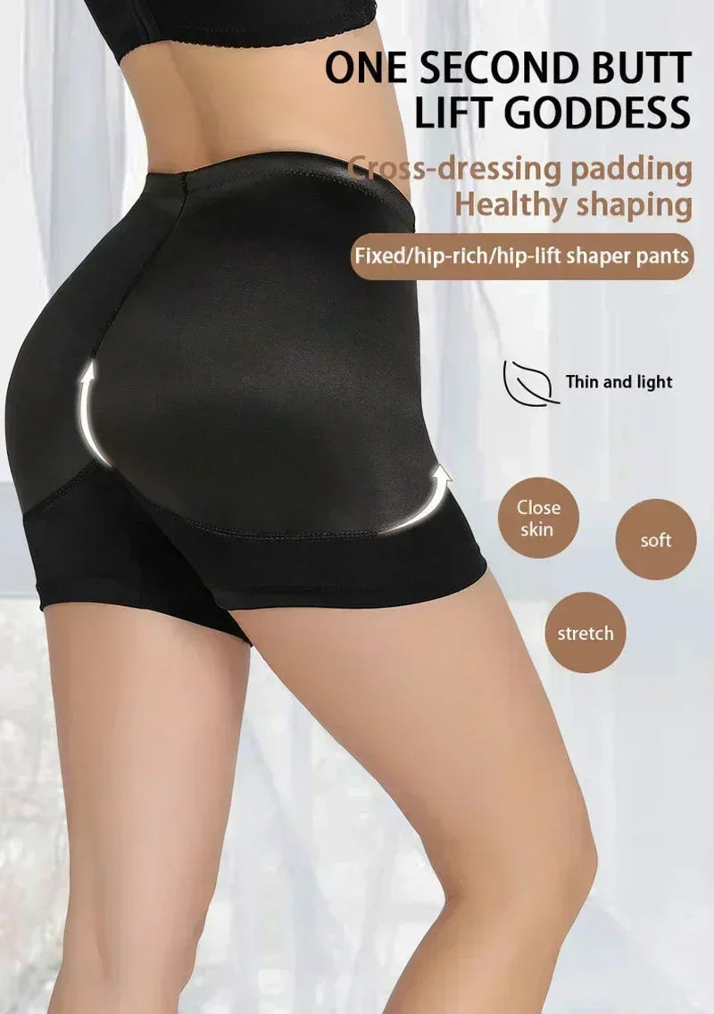 Butt Lifter Padded Control Panty - Hip Enhancer Shapewear with Waist Trainer
