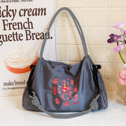 Nylon Embroidered Tote Bag – Shop at OWNLUXE