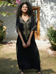 Women's Short Sleeve V-Neck Dress | OWNLUXE