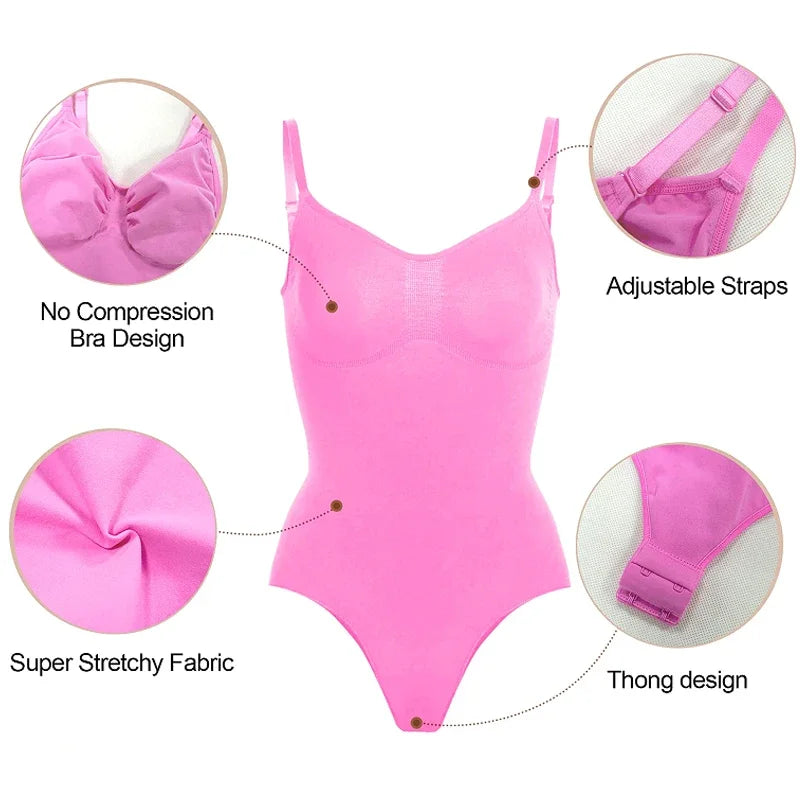Thong Compression Full-Body Tummy-Control Waist Trainer | OWNLUXE