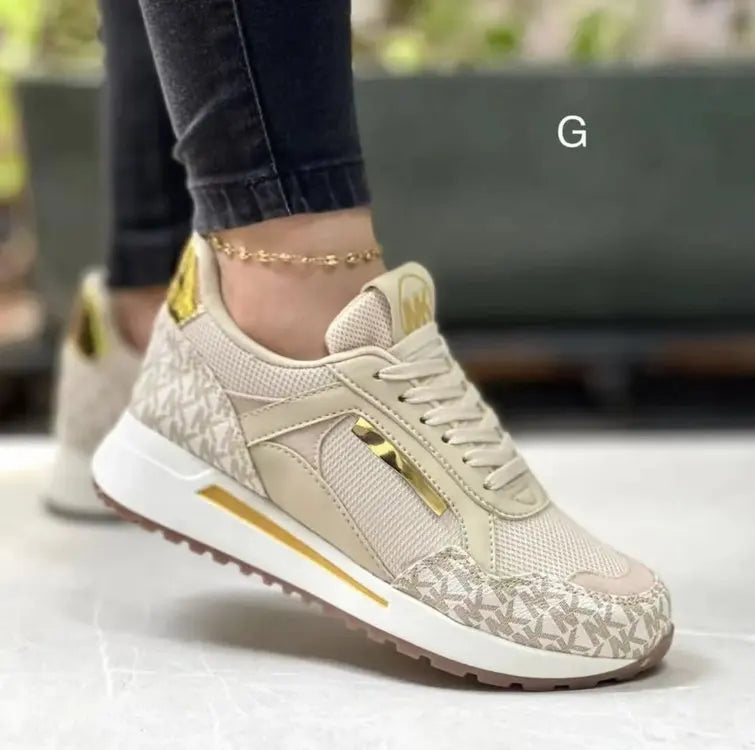 Women's Casual Sneakers Mesh Flat Single Shoes Heels | OWNLUXE