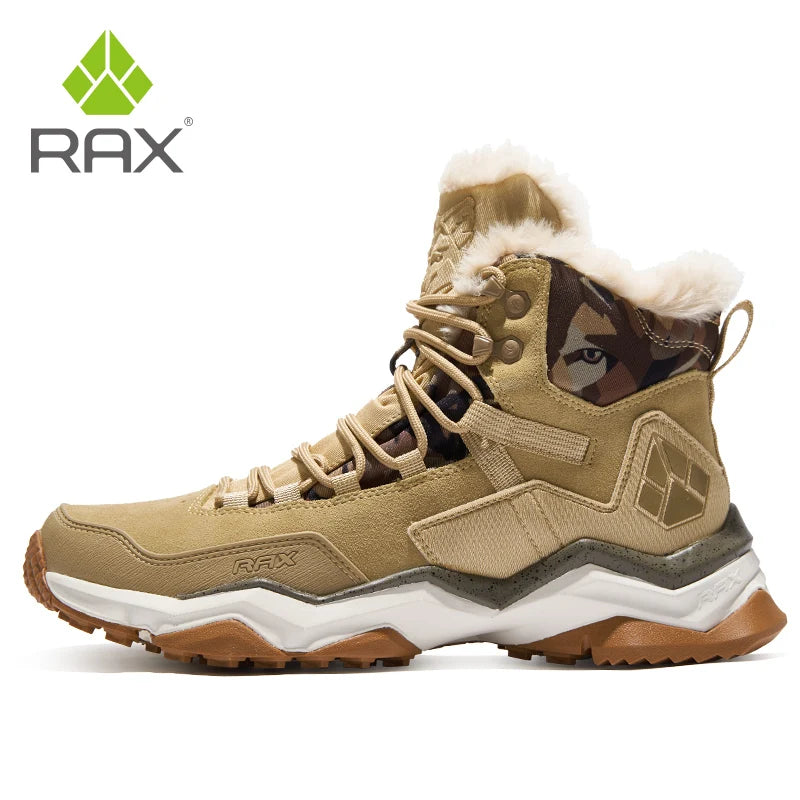 RAX Men Hiking Shoes Mid-top Waterproof Outdoor Sneaker | OWNLUXE