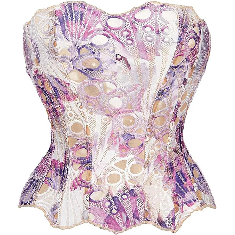 Lace Floral Corset | OWNLUXE
