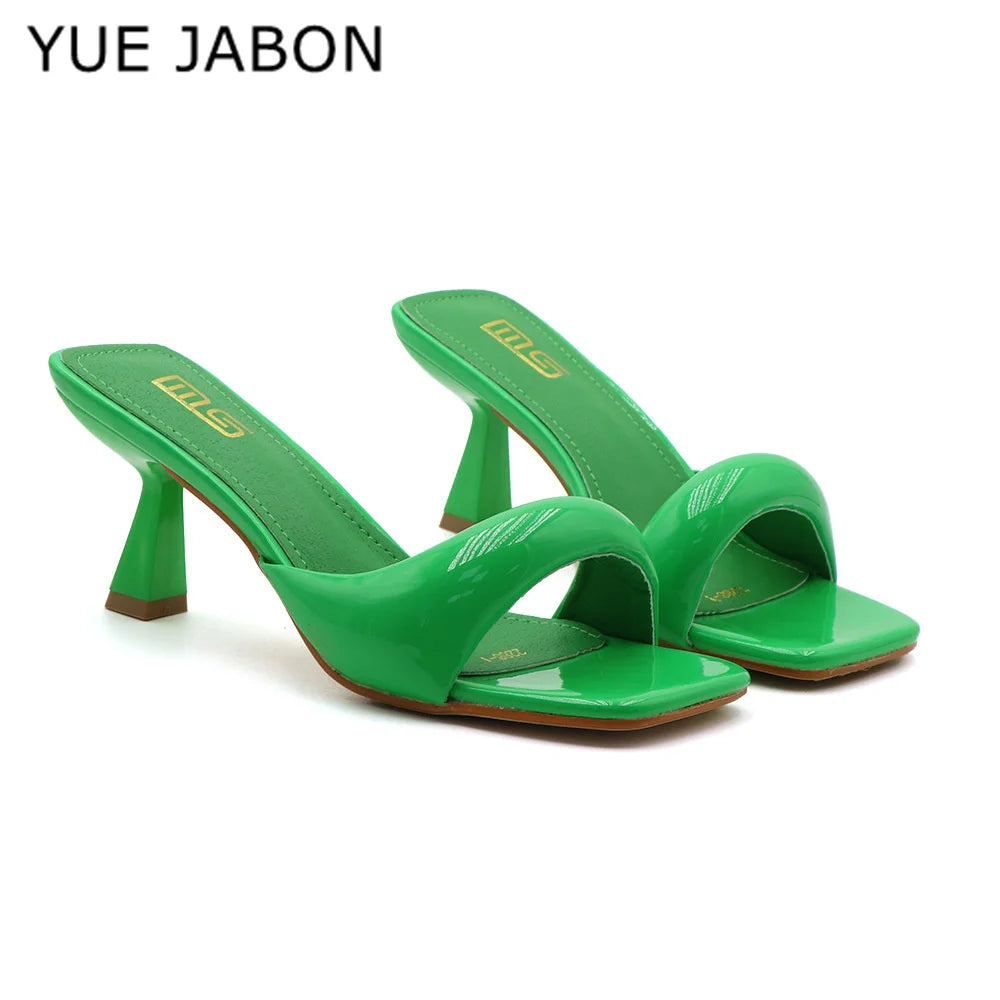 Women's Open Toe Square Toe High Heel Pumps – Shop at OWNLUXE