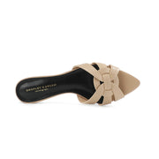 Pointed Cowhide Sandals | OWNLUXE