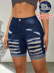 Denim Leggings | OWNLUXE