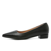 Women's Pointed Toe Leather Heels – Shop at OWNLUXE
