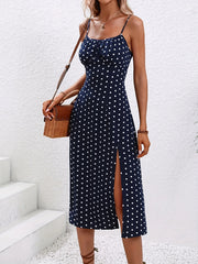 Floral Print Square-Neck Dress | OWNLUXE