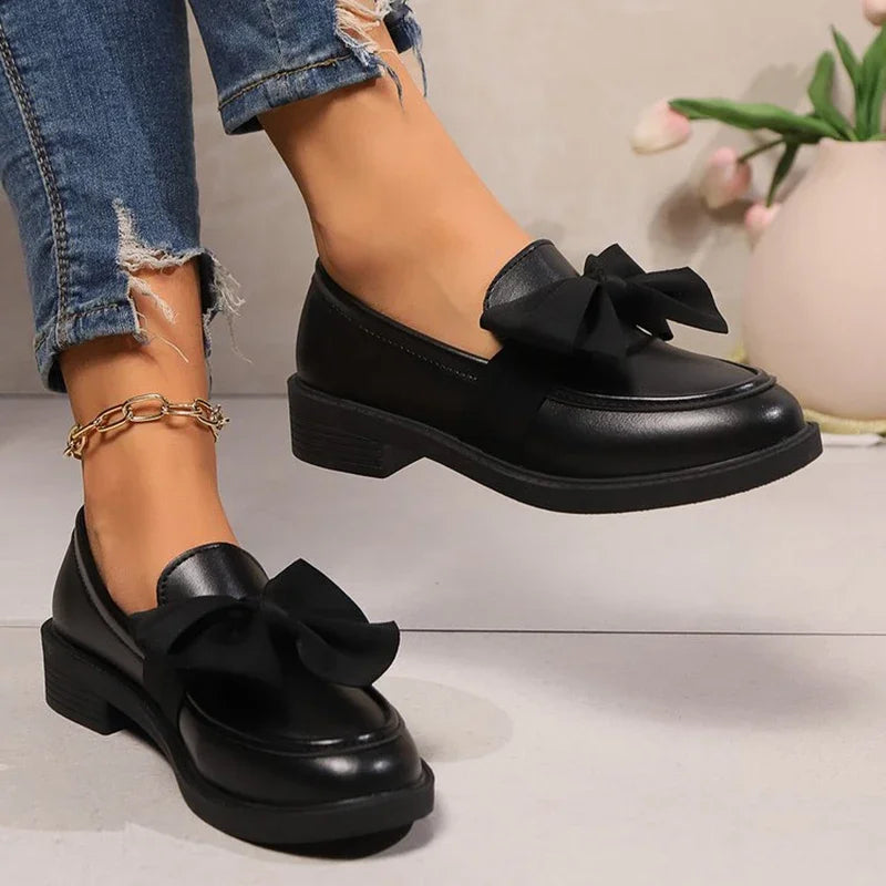 Women's Platform Leather Loafers – Shop at OWNLUXE